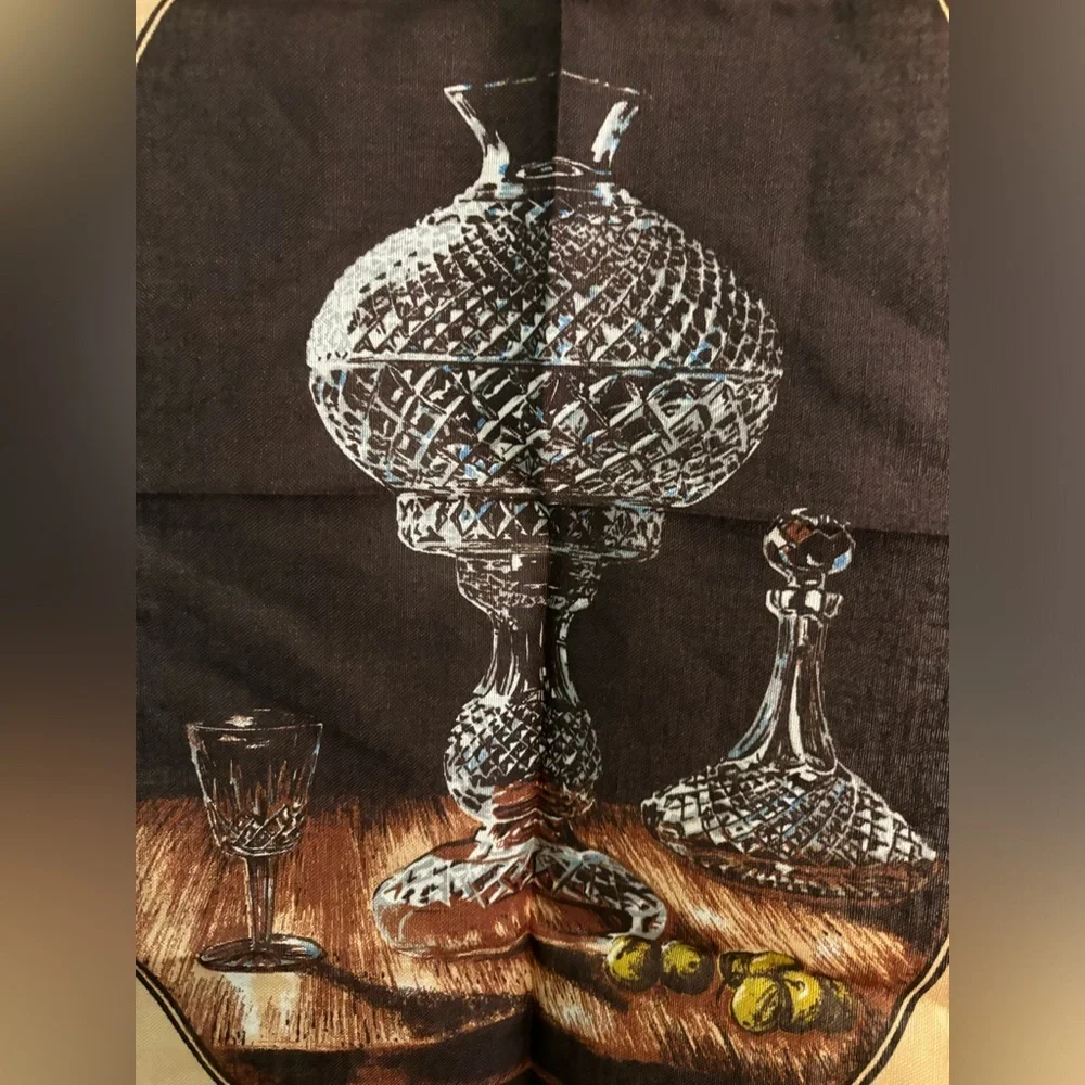Waterford Crystal‎ Irish Linen Tea Towel Fingal Ireland NWOT
